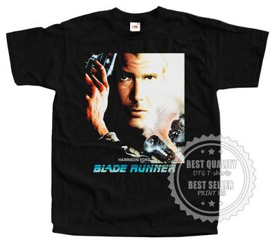 BLADE RUNNER V45 T-shirt Movie Poster BLACK Shirt All Sizes S To 5XL