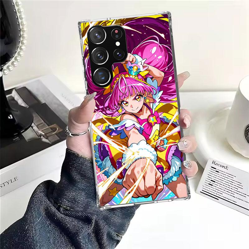 Pretty Cure Anime Soft Phone Case For Samsung Galaxy S22 S23 S24 S25 Edge S26 Ultra S20 FE S21 Plus + Fundas Coque Galaxy S20 S2