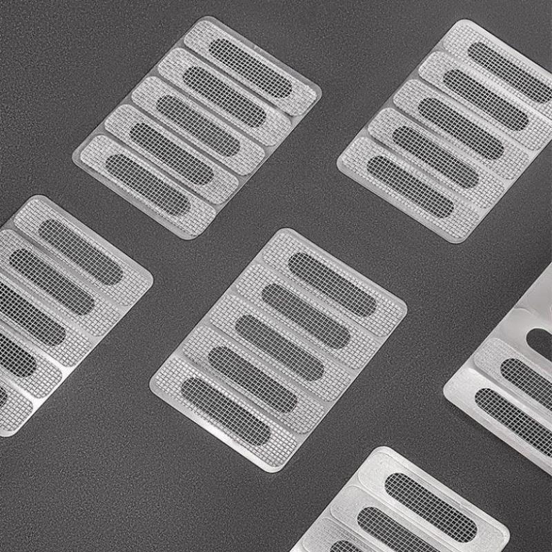 Window Screen Patch Exhaust Grille Window Door Drainage Hole Anti-Mosquito Paste Mesh Mosquito Net Mesh Invisible Repair Subsidy