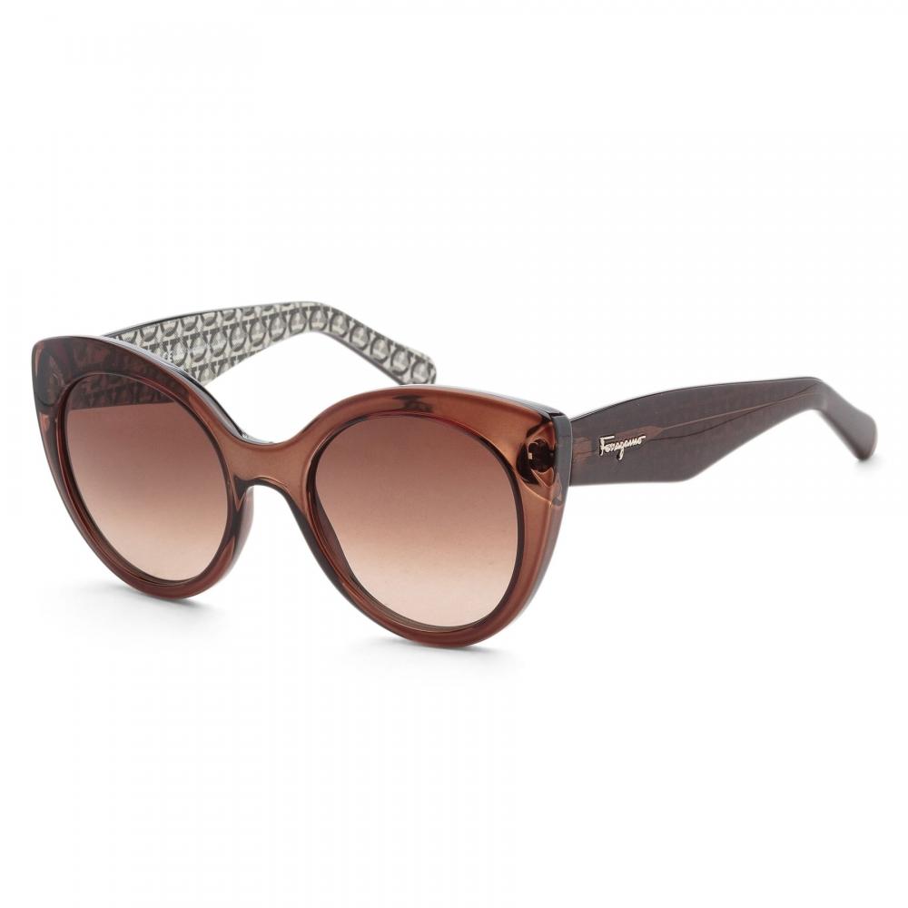 Salvatore Ferragamo Ferragamo Women S 54mm Brown SunglaSSeS cryStal Brown