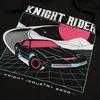 Knight Rider Mens K.I.T.T 2000 Neon Hoodie