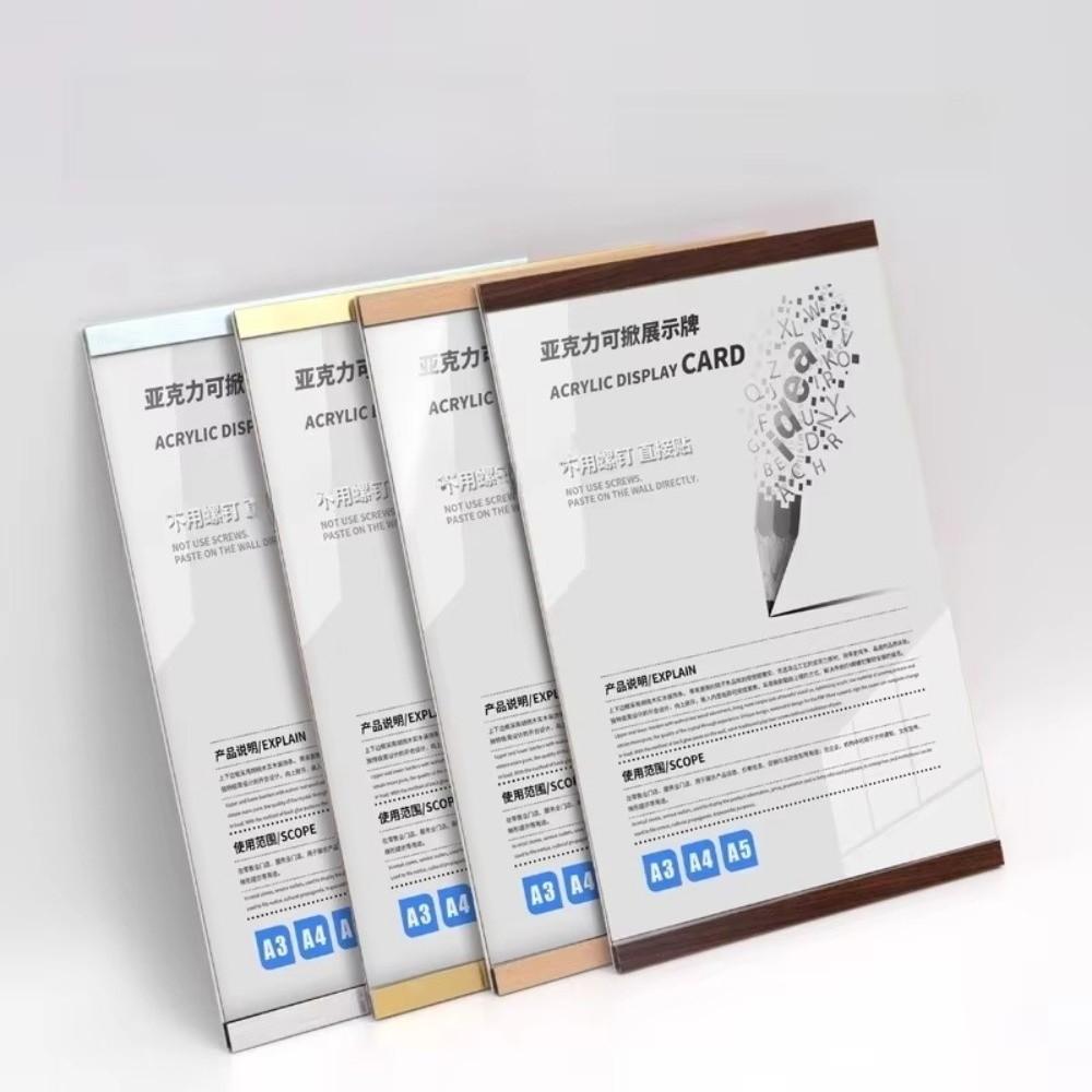 A 4/A 5/A 6 Magnetic Wall Mounted Frame Rectangle Display Board Modern Poster Frame  Office Board