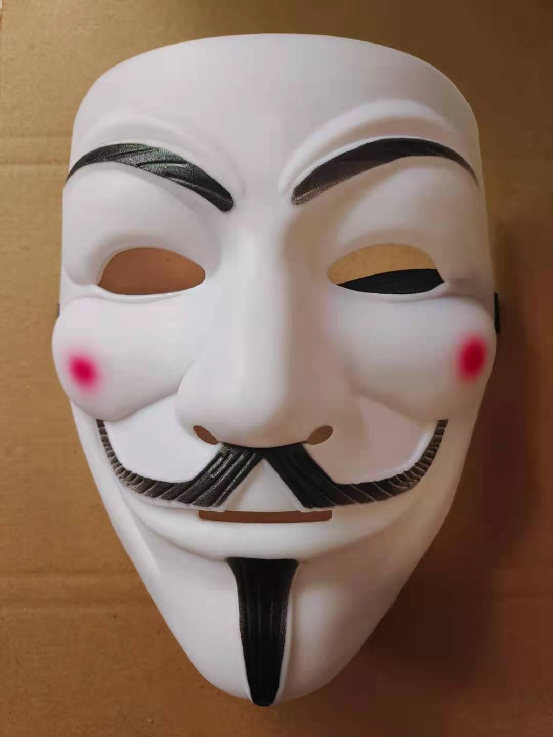 

Halloween Frosted Ghost Face V for Vendetta Full Face Men s Mask