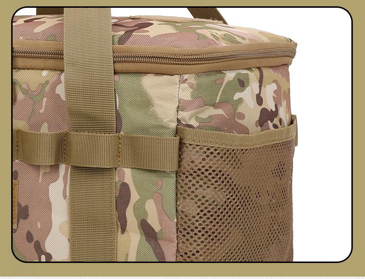 Large Capacity Tactical Outdoor Storage Bag for Camping and Picnic Gear