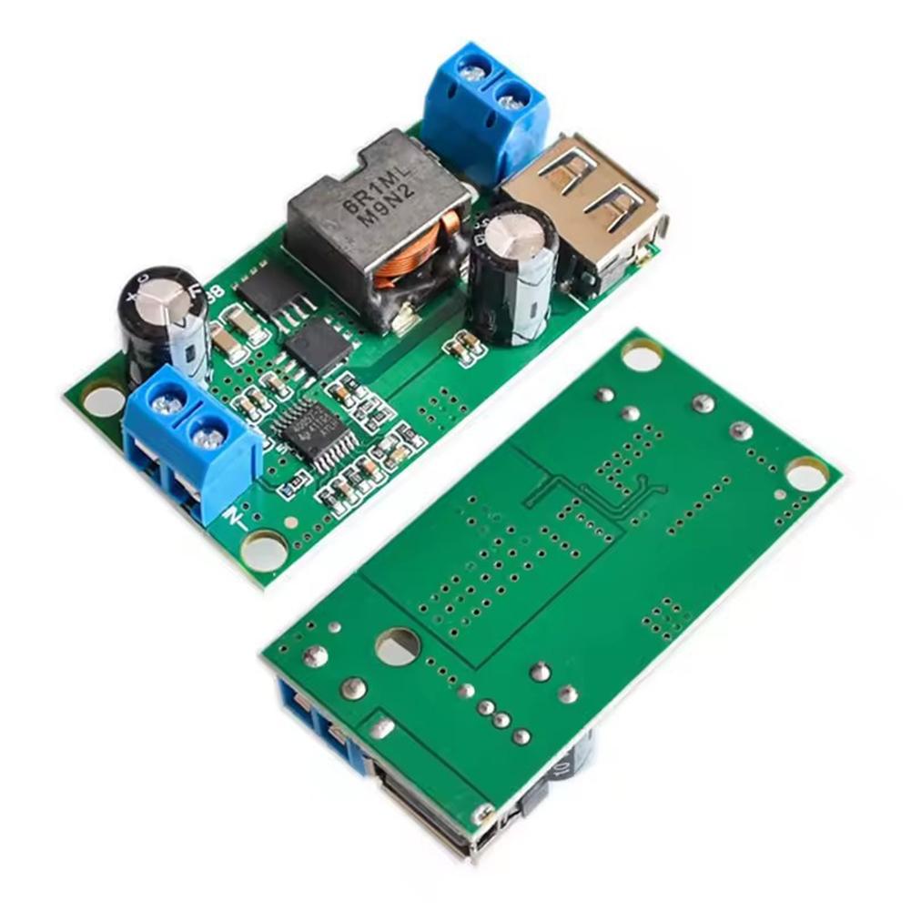 Dual USB 5A Output DC-DC Voltage Regulator 9V/12V/24V/36V To 5V Converter Module For Car Phone Tablet Charging
