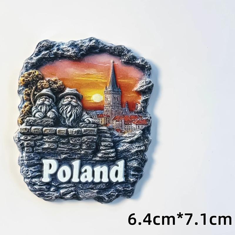 

Poland Fridge Magnets Warsaw Travel Souvenirs Krakow Wrocław Fridge Stickers Home Decor Wedding Gifts