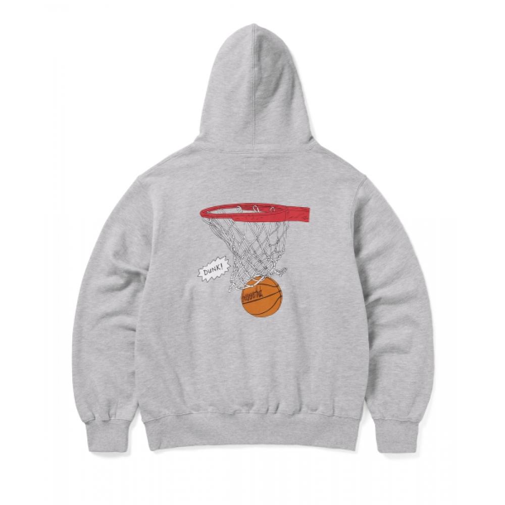 Thisisneverthat Dunk Hoop Hoodie Heather Grey