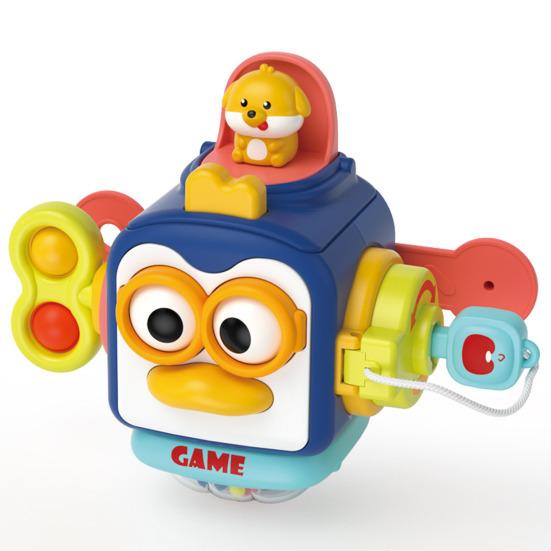 

Игрушки Монтессори для детей 1-3 лет, сенсорные кубики, игрушки для занятий, развивающие игрушки, моторные навыки, игрушки для малышей, подарки Penguin