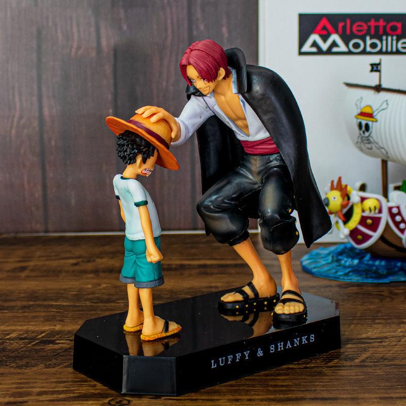 

18см Аниме Фигурка One Piece Луффи Четыре Императора Шанкс Луффи в Соломенной Шляпе Фигурка Действия Монки Д. Луффи Коллекционная Модель Кукла Игрушки