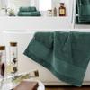 Drap de douche "Garance" 70 x 130 cm / 100% Coton Bio / 600 gr/m² l'Effet Papillon - Garance Emeraude - Drap de douche 70 x 130 cm