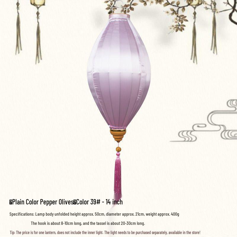 Waterproof Silk Chinese Lanterns for Outdoor Wedding & New Year Decor - Classical Vietnamese Design