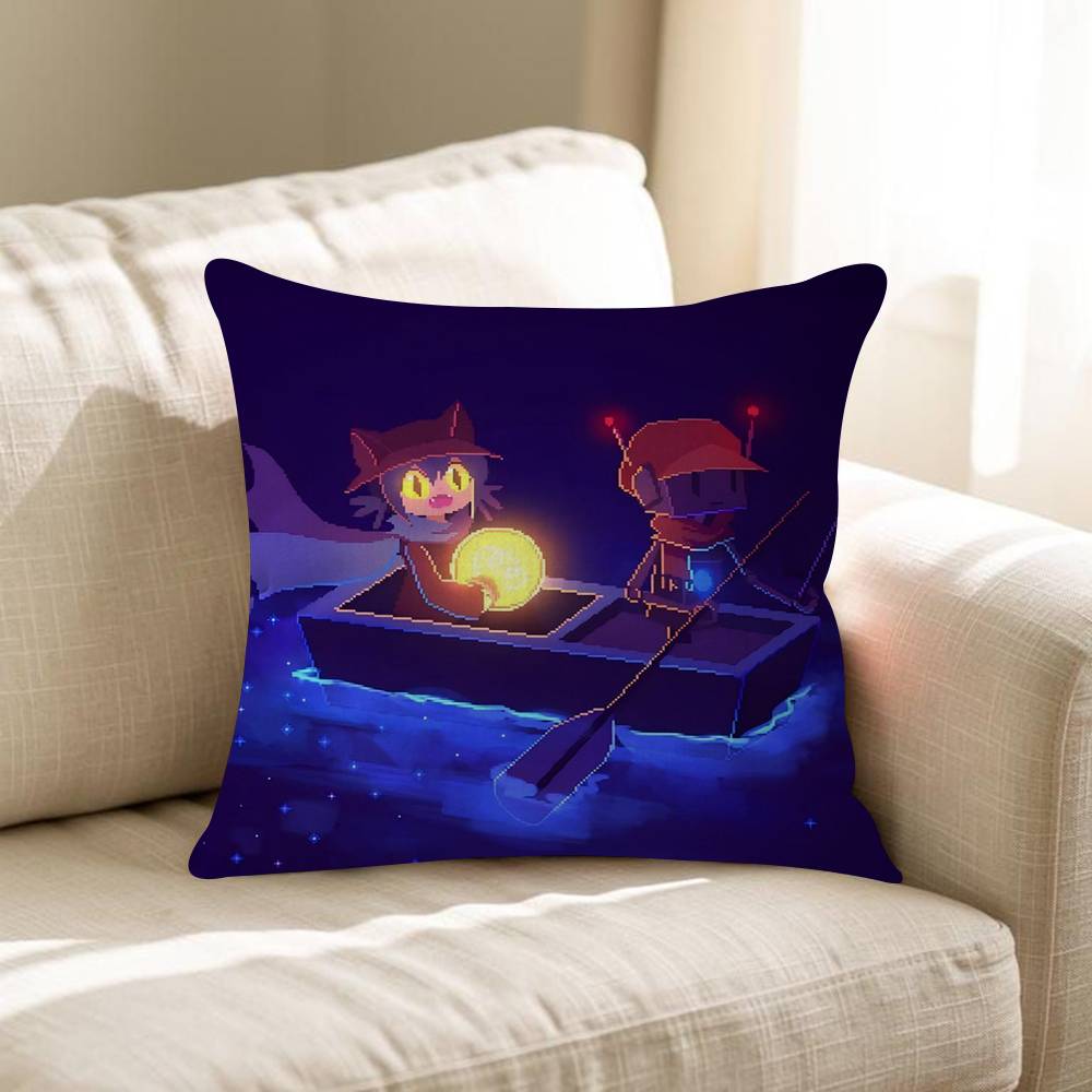 OOneshot Niko Pillow Gift Home Office Decoration Bedroom Sofa Car Cushion Cover Case 45x45