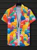 Men'S Summer Shirt | Lightweight And Breathable Fabric, Button Front Design, Regular Fit Casual Beach Vacation Daily Top, Machine Washable, Plus Size