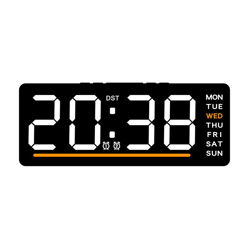 Wielofunkcyjny Cyfrowy Budzik LED - Cichy, Prosty Design dla Dziecięcego Stolika Nocnego