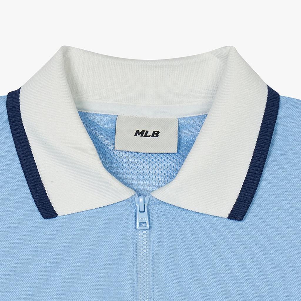 MLB Los Angeles Dodgers Letter Print Classic Sports Tennis Polo Dress Women dresses Blue 3FOPV0443-07SBS
