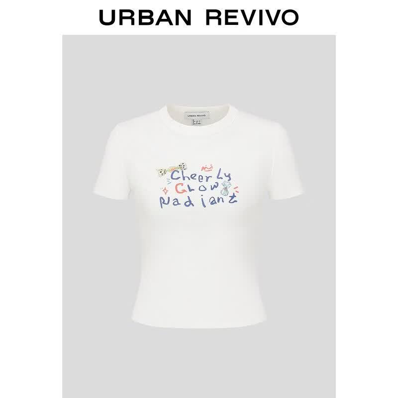 UR2026 Women s Embroidered Graphic T-Shirt S