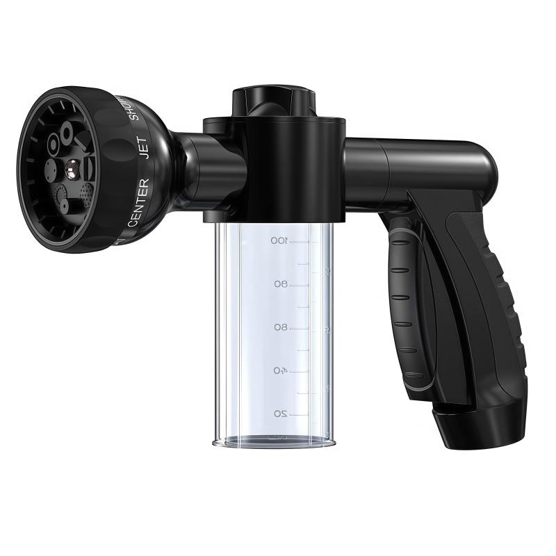 Pistolet à Eau Mousseuse Automatique Haute Pression avec Buse à Jet à 3 Niveaux Lave-Auto Outil Portable