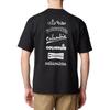 Columbia T-Shirts Men's Black Crew Neck Moderate AE4288-010