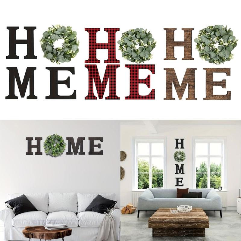 Patricks Day Wood Welcome Sign Wall Hangings Pendants Decors Front Door Accent Decorative Plate Charm Home Detail