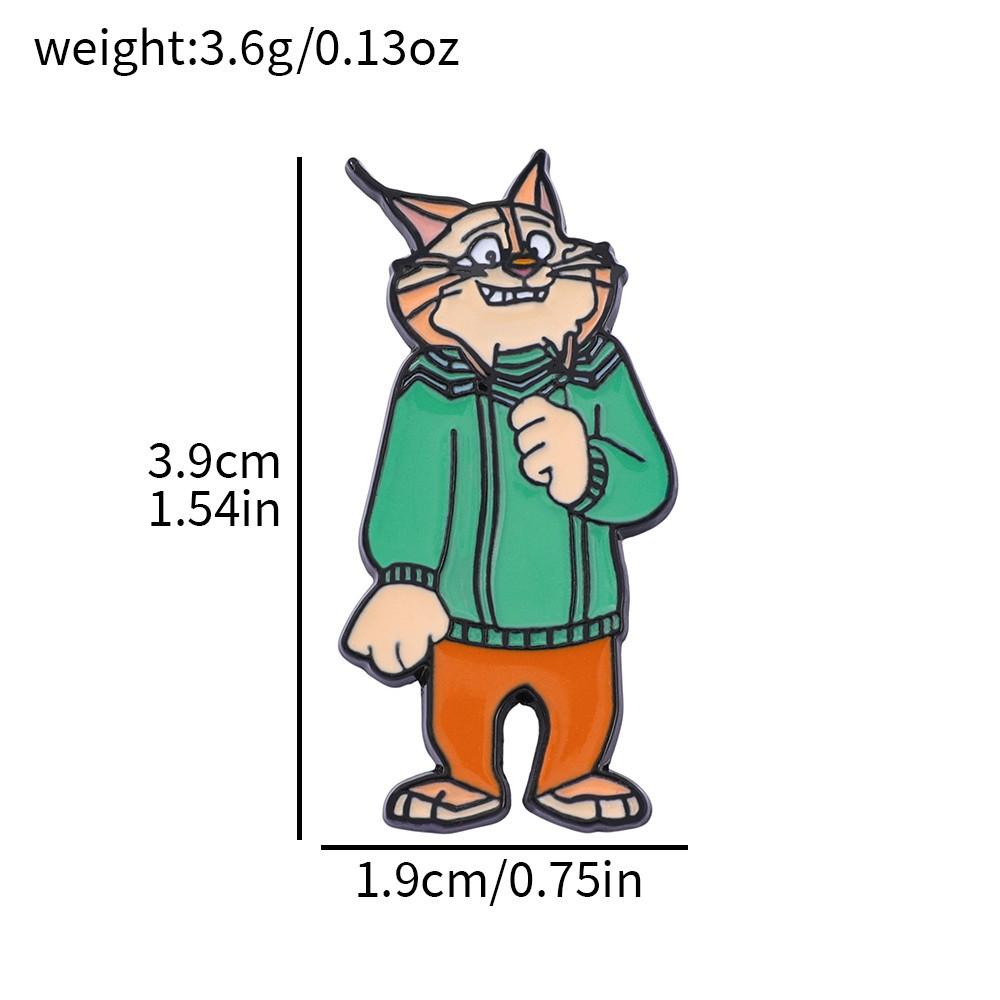 Новый металлический значок Зверополис Лис Ник Джуди Кролик Боб Гэри Змея Брошь из сплава Аксессуары