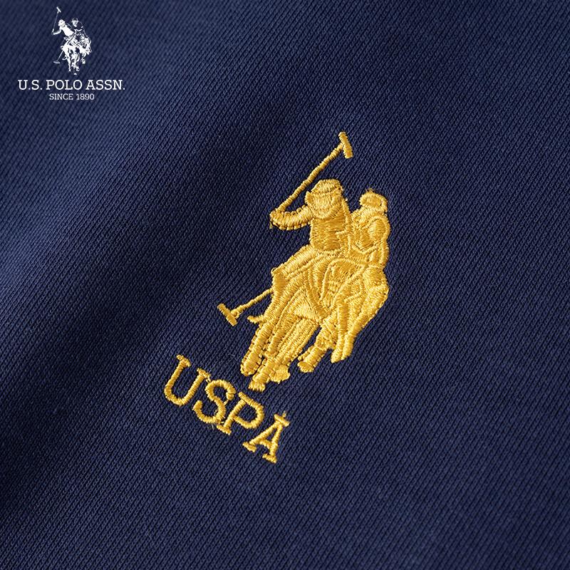 NÁS. POLO ASSN. Pánská mikina s kulatým výstřihem