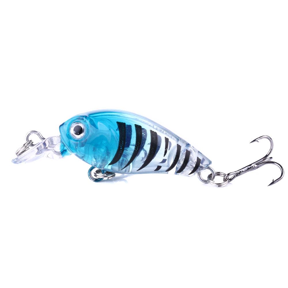 1 sztuk Mini Laser Crankbait Fish Hook Pstrąg Bass Pike Fishing Lure Wobbler Akcesoria
