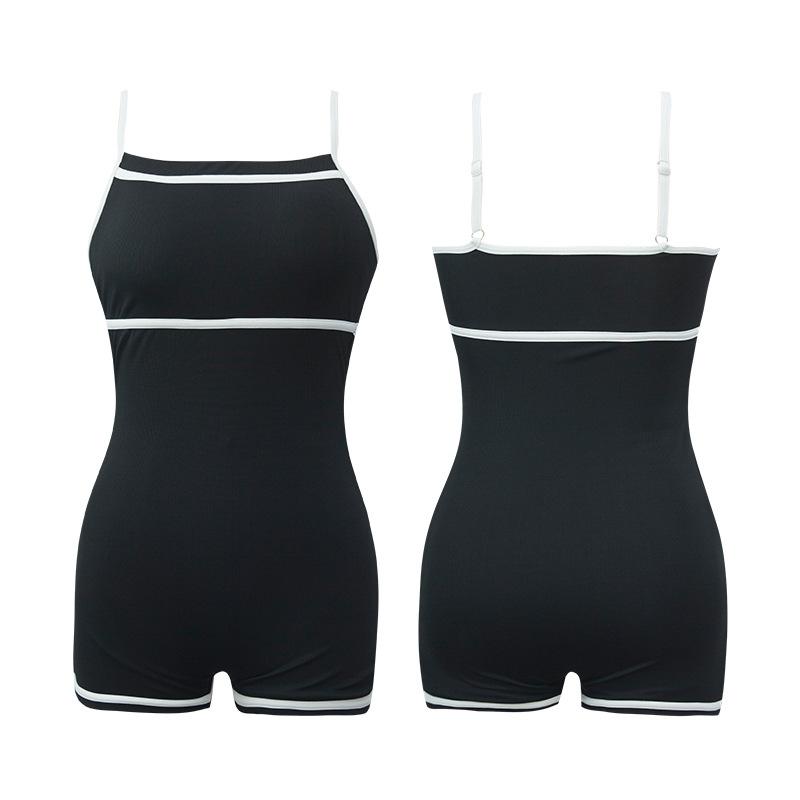 Zhao Lusi Xu, I Am Dazzling, Small Breasts Are Gathered To Cover My Belly and Look Thin, One-piece Flat-angle Conservative Hot Spring Swimsuit Woman