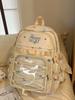 The Korean Version of the Schoolbag Ins Is Fresh, the Girl's Back Is Versatile, Cute, Transparent, and In Pain