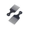 Wide Teeth Insert Hair Combs Black Pick Comb Hair Styling Tools Fork Hairbrush  Barber