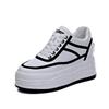 Spring women's shoes new flat-bottomed inner height-increasing shoes casual platform sports women's single shoes