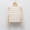 Goose down down jacket women's light vest horizontal strip new autumn and winter simple inner with down liner