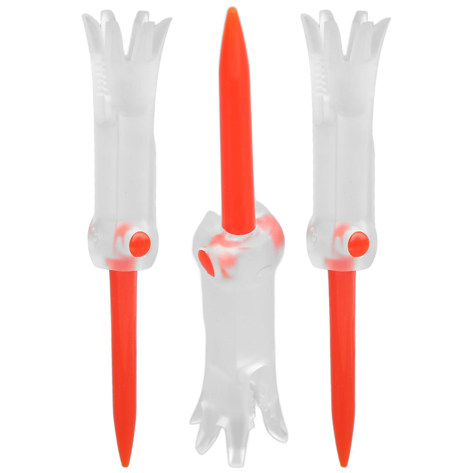 

Foldable Training Golf Tee Anti Flying Rotatable Practice Accessories Ball Studs for GolfOrange