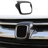 Car Front Car  Frame Cover Trim For Honda CRV CR-V 2017-19 ABS Carbon Fiber