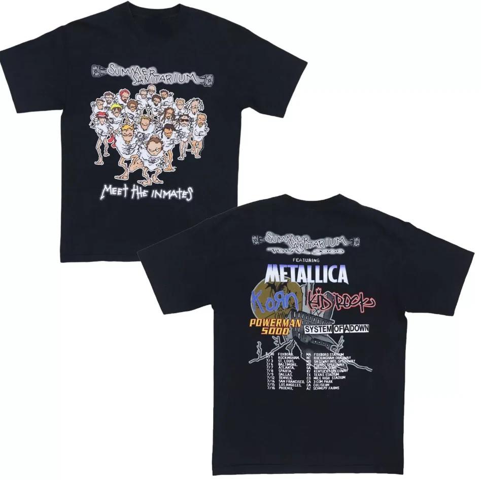 Винтажная футболка унисекс Metallica Summer Sanitarium Tour 2000 L