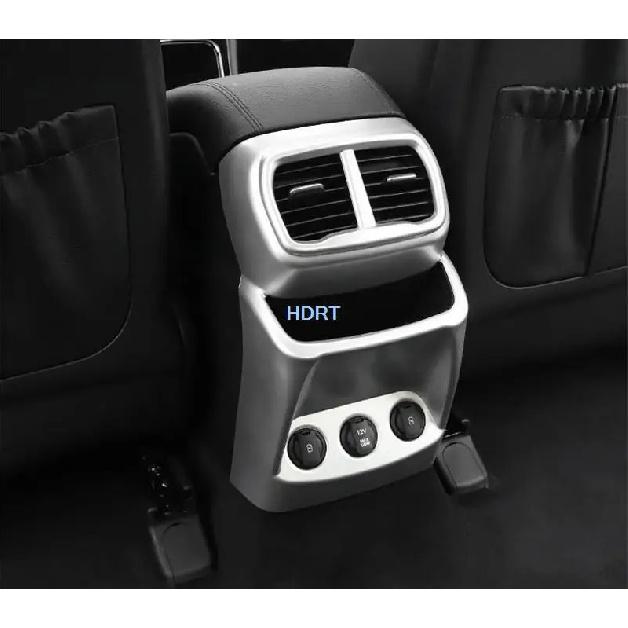 Car Styling Gear Air Vent Outlet Frame Window Control Panel ABS Chrome Silver Interior Sticker For Hyundai Santa Fe IX45  +