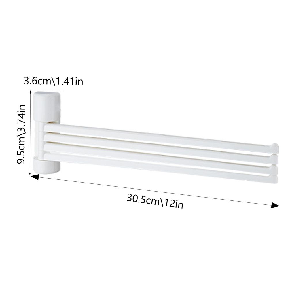 

Вращающийся держатель для полотенец для ванной комнаты, свободно вращающаяся вешалка для полотенец, органайзер для хранения вещей в шкафу, на открытом воздухе у бассейна, в прачечной, в автофургоне и в шкафу