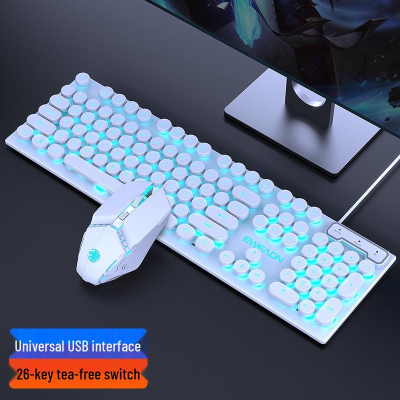 Pioneer GX330 Mechanical-Feel Gaming Keyboard & Mouse Set - Luminous for PC/Laptop