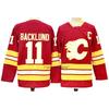 Maglia da Hockey su Ghiaccio da Uomo Squadra NHL Personalizzata Cucita Stile Vintage Misto Cotone Uniforme Abbigliamento Partita di Allenamento
