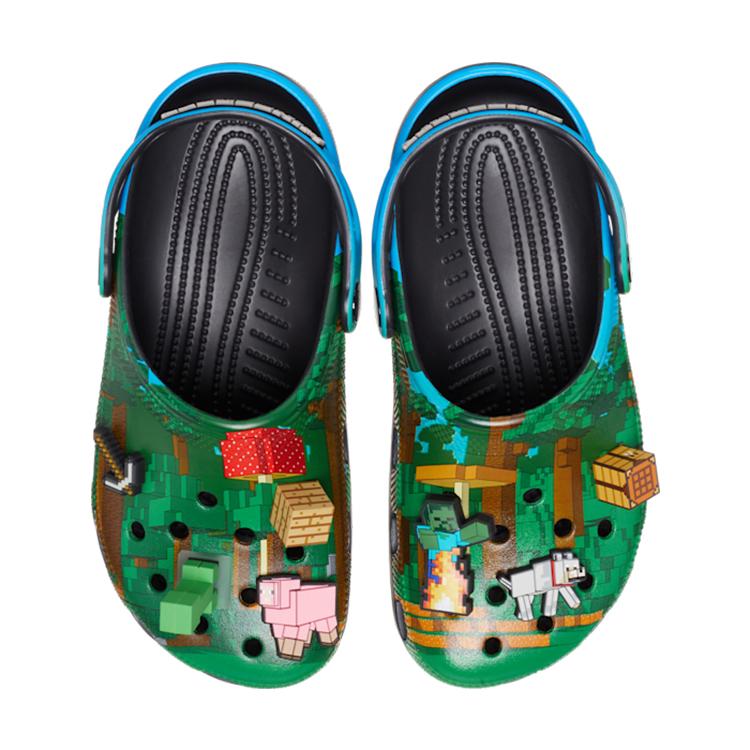 Minecraft X Crocs Classic Clog Dark Forest Unisex Sneakers Green Multi 210829-90H