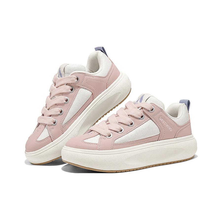 Skechers Wolken Käse Brot Schuhe Bequem Lässig Mode Vielseitig Atmungsaktiv Höhensteigernd Niedrige Top Sneaker Damen Sneaker 177482-LTPK