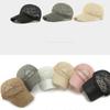 Hollow Thin Baseball Cap Adjustable Mesh Breathable Sun Protection Hat Lightweight Solid Color Casual Cap Travel Vacation