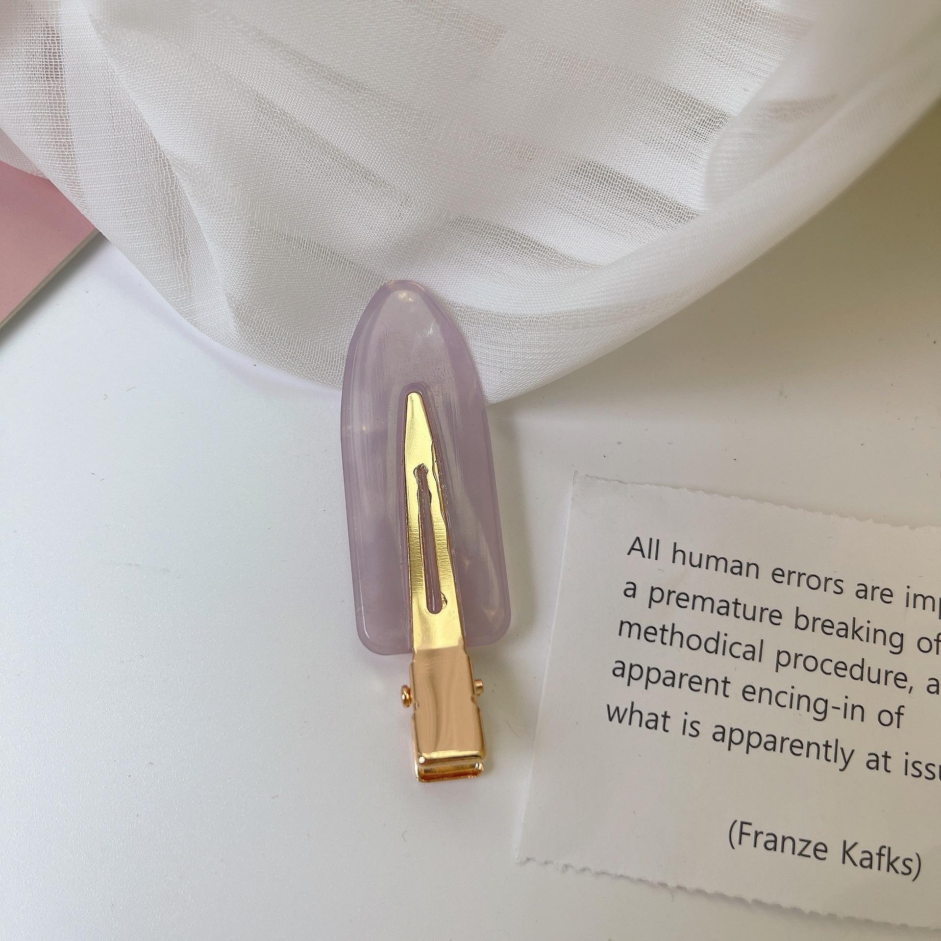 

2/3/4 шт. простая розовая сакура бесшовные заколки для волос женские ацетатные листы без изгиба зажим для челки зажим для волос заколки для волос инструмент для укладки волос 2pcs