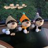 Plush Bee Dog Car Ornament - Cute Lying Doll for Console Display