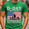 DDay Shirt 82. Jahrestag Normandie 19442026 TShirt D Day 06 Jun 1944 Gedenkbekleidung Herren Rundhals Baumwolle Kurzarm