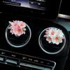 Summer Car Air Freshener Gypsum Car Vent Decoration Flower Car Interior Ornament Diffuser Stone for Women