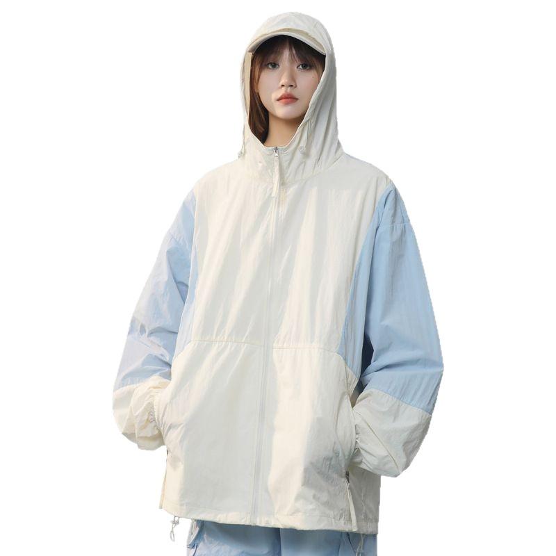 Ice Silk UPF50+ Breathable Men's Hooded Sun Protection Jacket