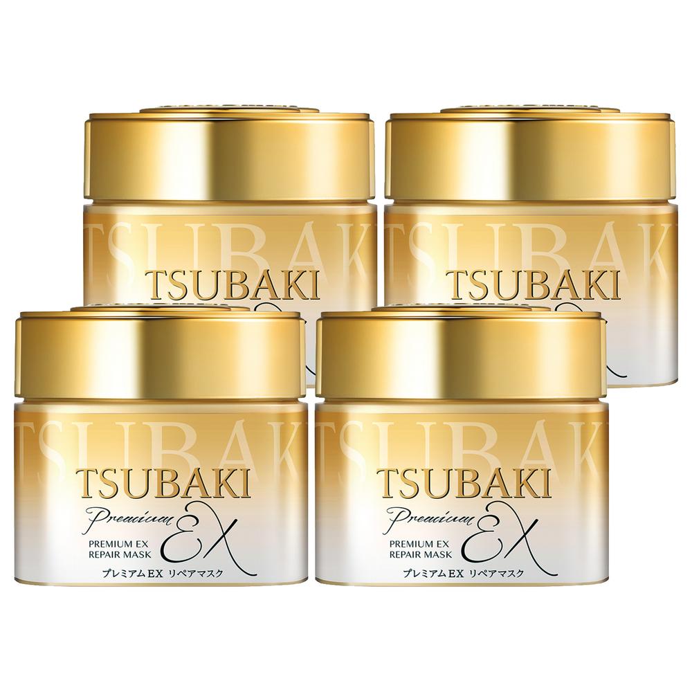 Tsubaki Maschera Riparatrice Premium EX per Capelli 180g 4 pz