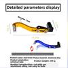 Levier de vitesses pliant universel réglable en aluminium CNC pour moto, quad tout-terrain, moto, levier de changement de vitesse, modification