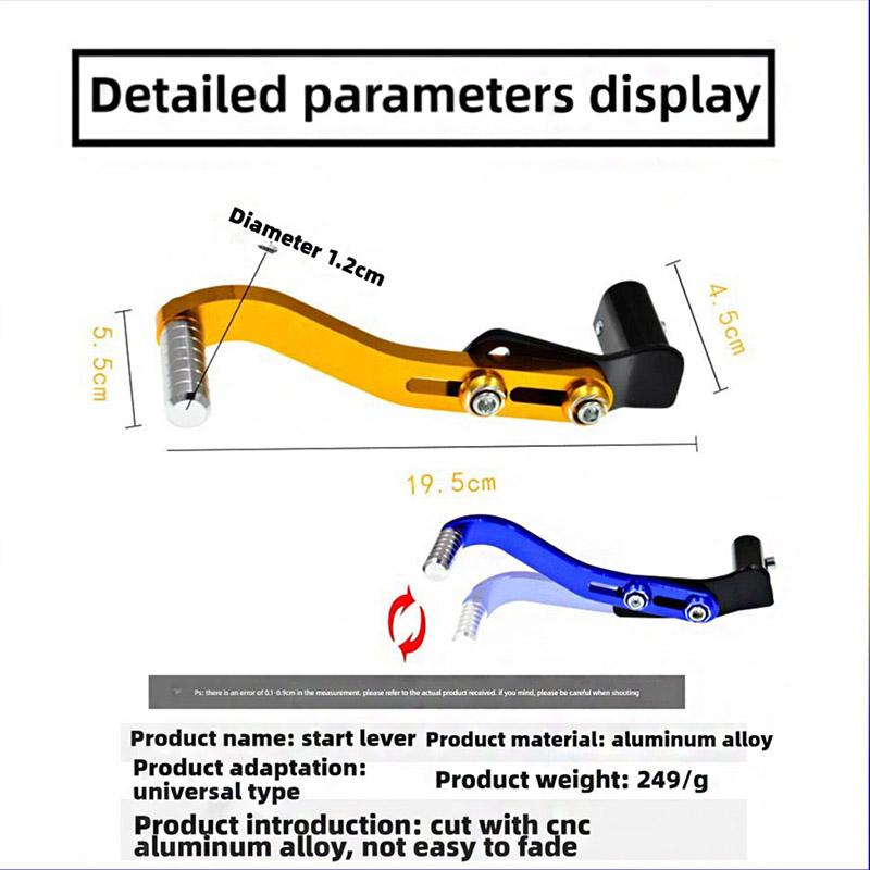 Levier de vitesses pliant universel réglable en aluminium CNC pour moto, quad tout-terrain, moto, levier de changement de vitesse, modification