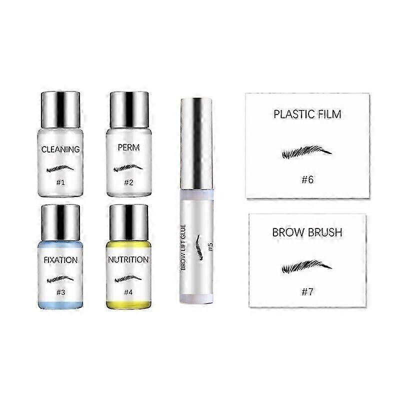 Eyebrow Lamination Kit Perming Makeup Set Lash Curling Up Brow Lift Set